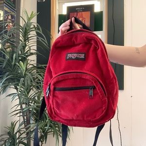 Mini Red Jansport Backpack